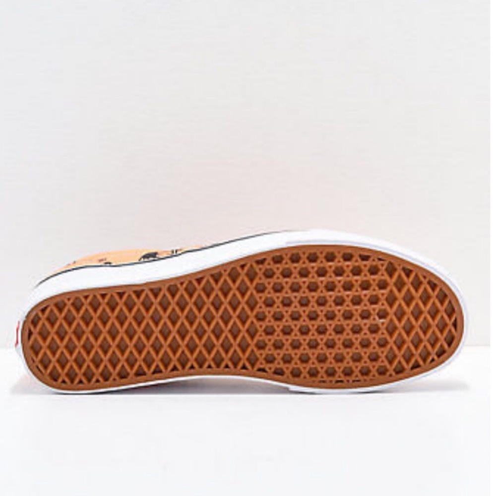 Vans Era Logo Tangerine & Black Skates Shoes - Picture 8 of 8